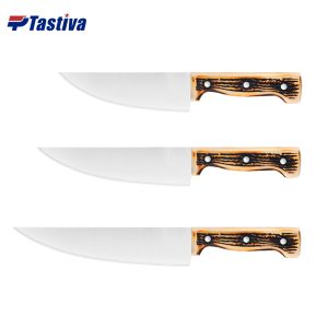 Stainless Steel Meat Cutting Knives with POM Plastic Handle