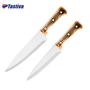 Stainless Steel Chef Knives with POM Plastic Handle