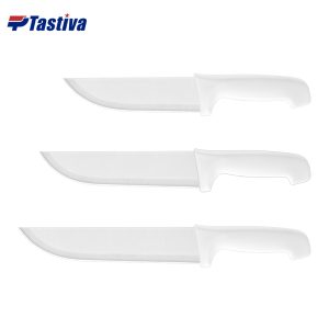 Stainless Steel Heavy Duty Meat Knives with PP Plastic Handle
