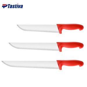 Stainless Steel Heavy Duty Meat Knives with PP Plastic Handle