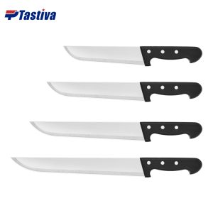 Stainless Steel Heavy Duty Meat Knives with PP Plastic Handle