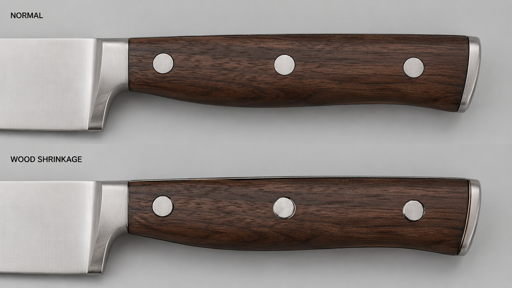 Normal and shrunken handle states shown for visual explanation.